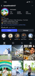 Instagram account 2k followers