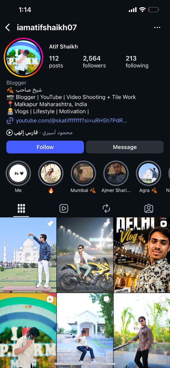 Instagram account 2k followers