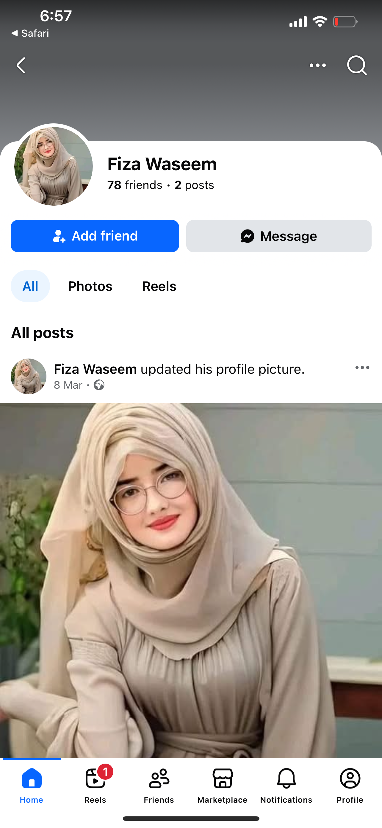 Old Indian Facebook