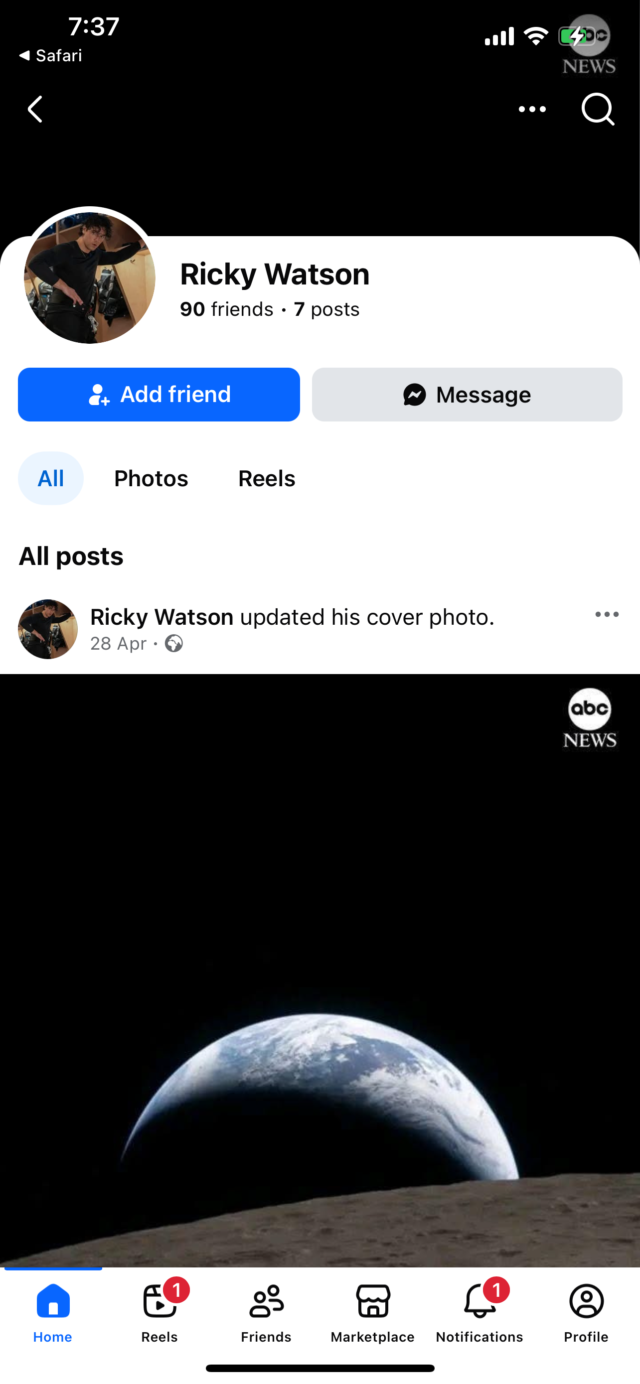USA Facebook that switch