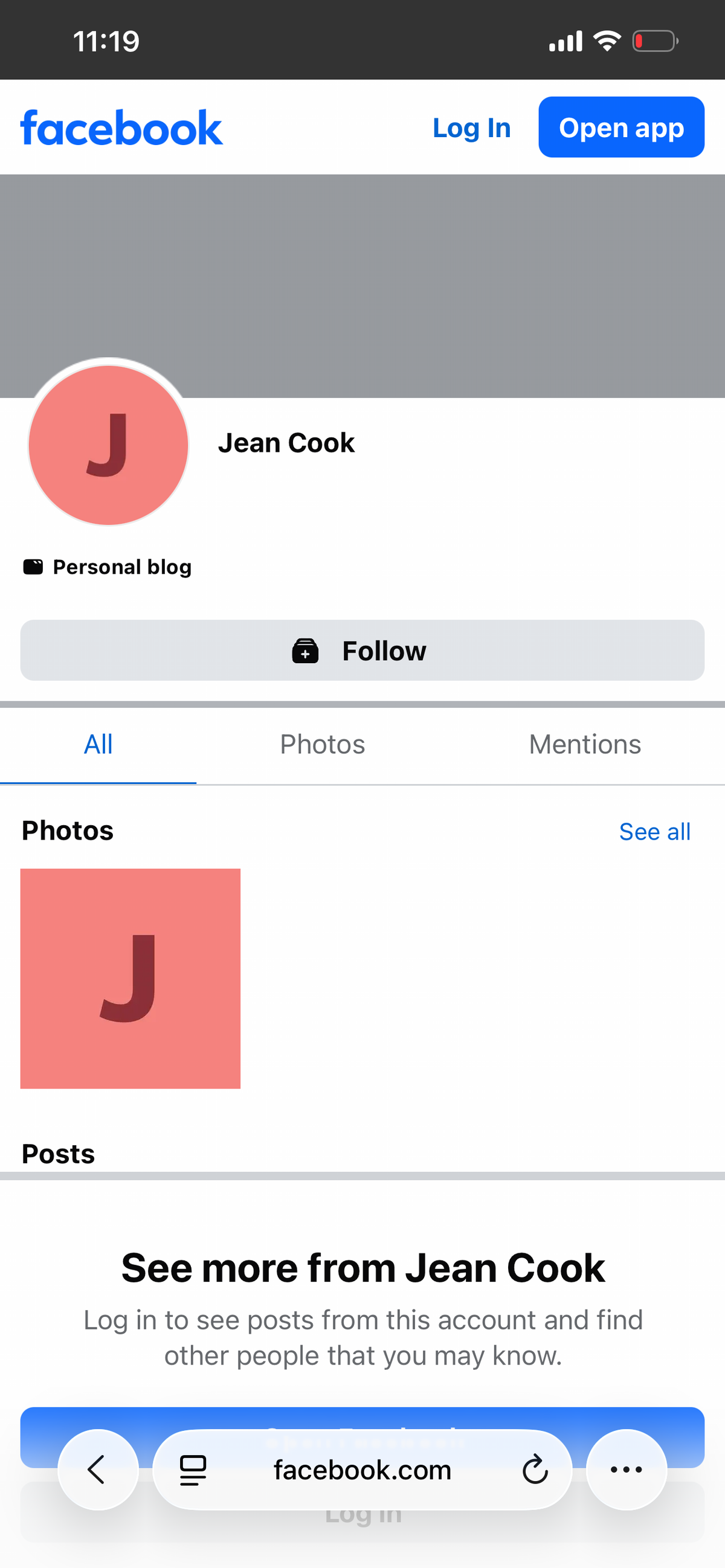 Fb already create page