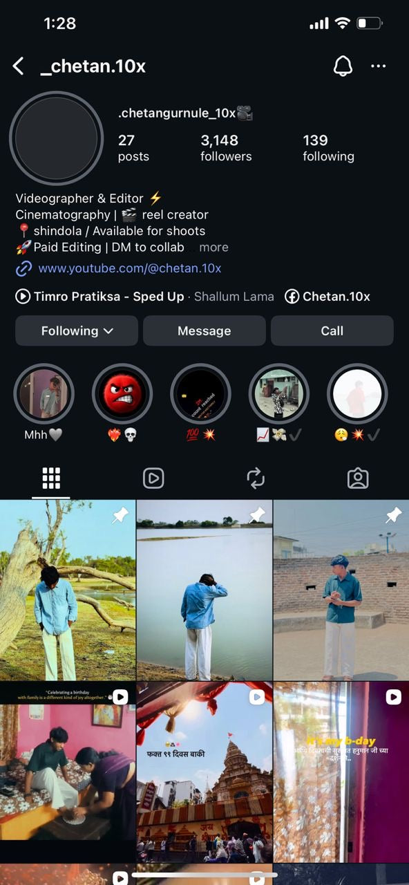 Instangram 3k followers