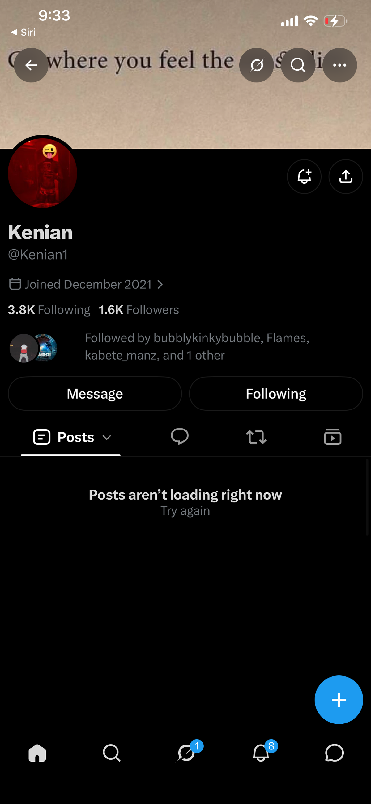 1k followers twitt