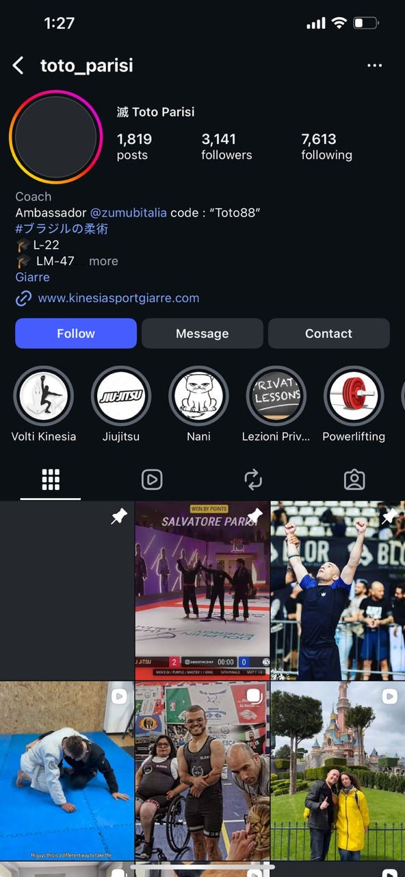 Instagram account 3k followers