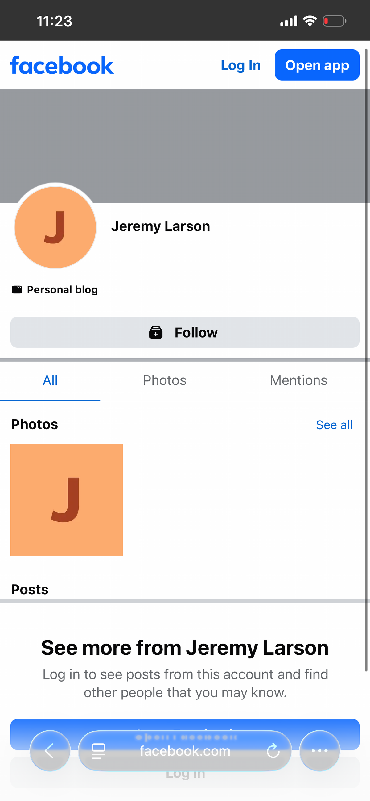 Fb already create page