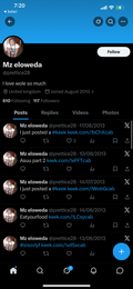 X account 117 followers