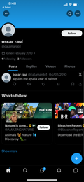 X account few followers