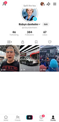 TikTok account 300 followers