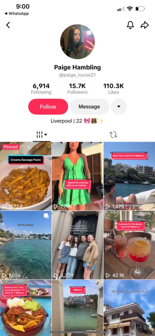 15k followers uk TikTok