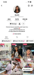 Uk TikTok account 10k followers