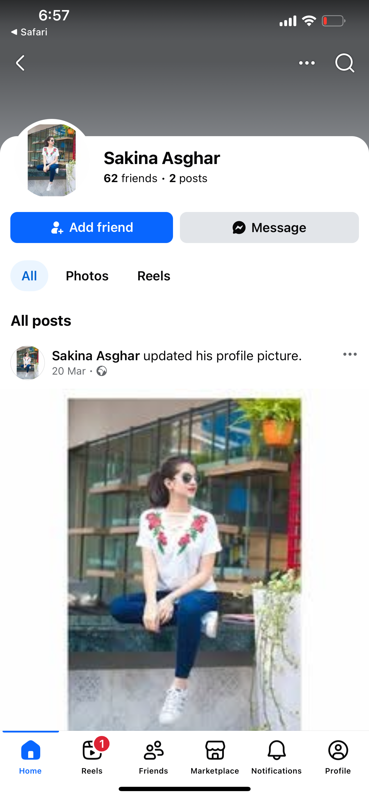 Old Indian Facebook