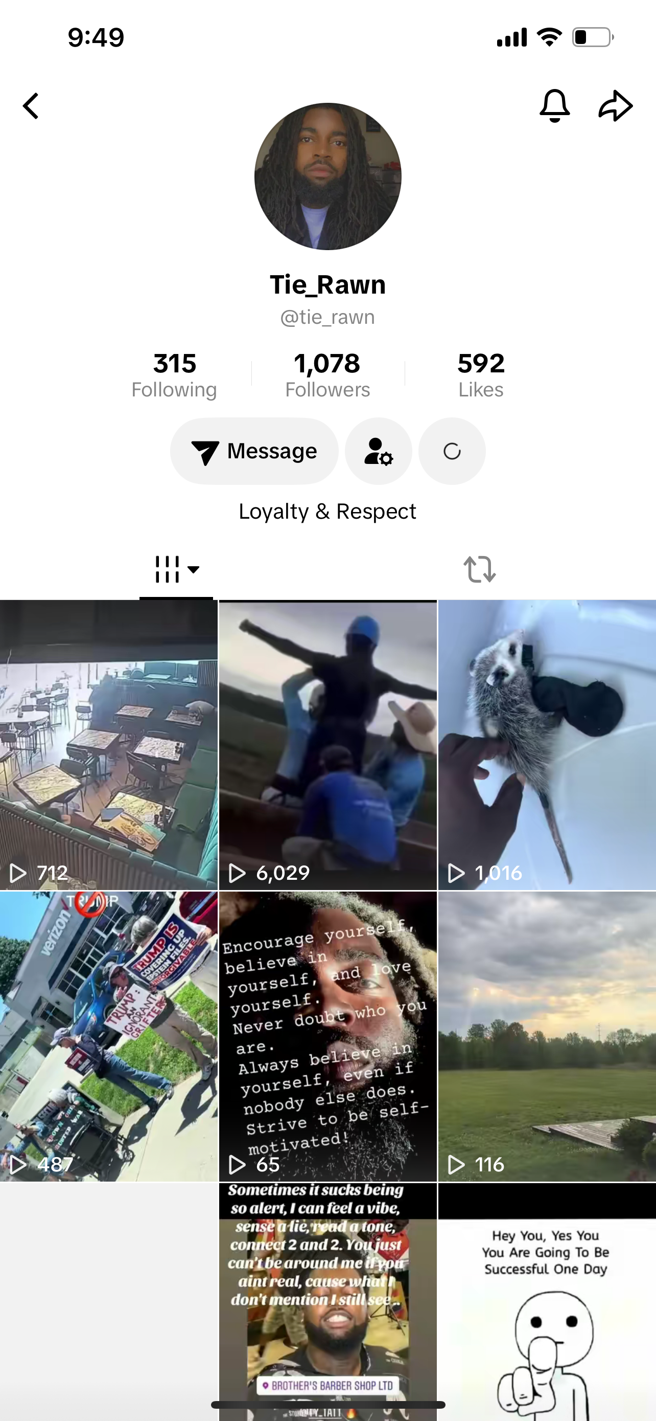 1k followers TikTok