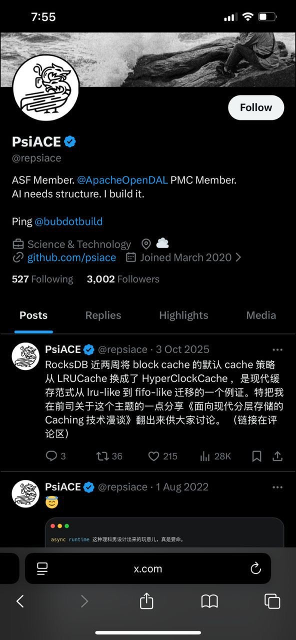 X 3k followers