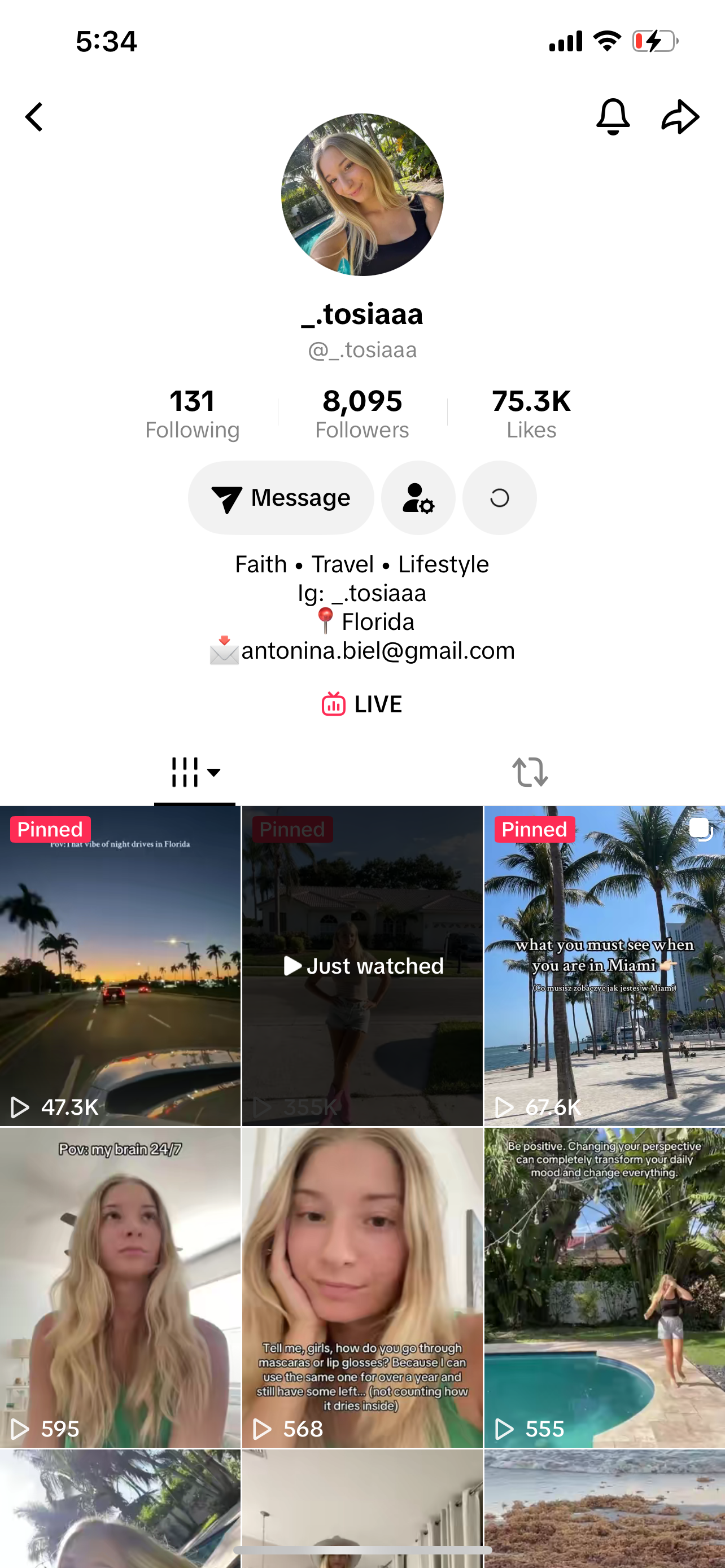 8k followers TikTok