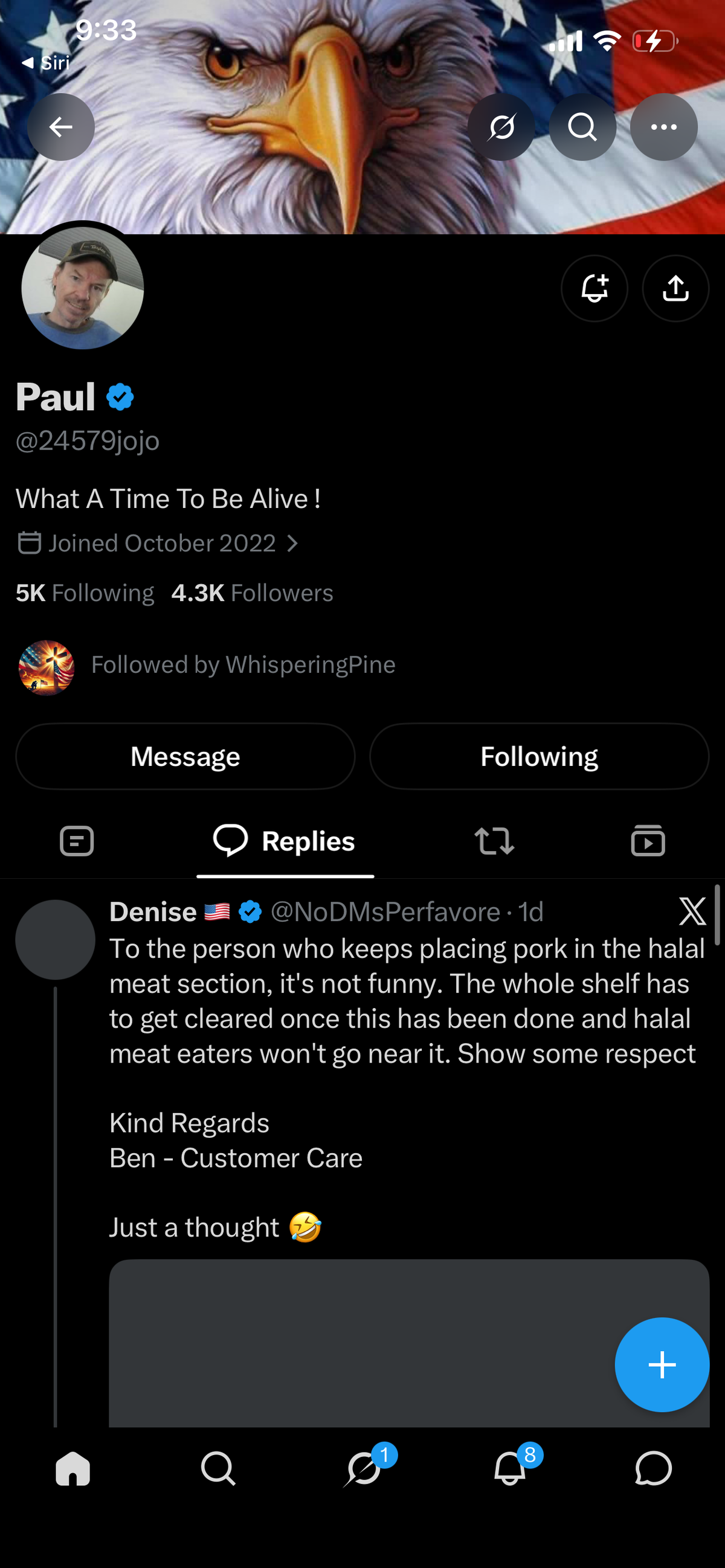 4K followers twitt