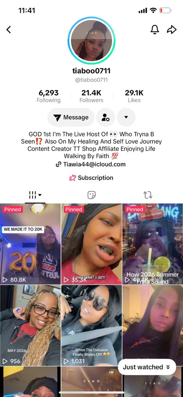 Uk TikTok 21k followers