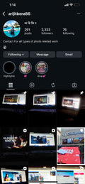 Instagram account 2k followers