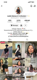 TikTok account 3k followers