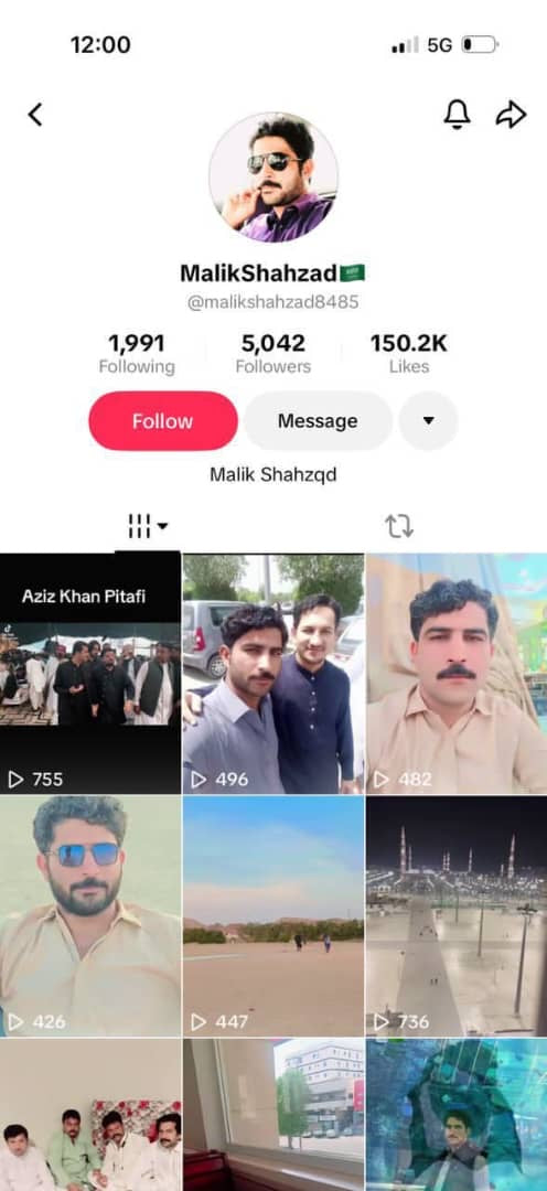 5k followers Tik