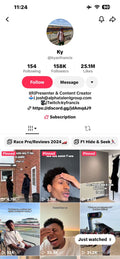 Uk TikTok 158k followers