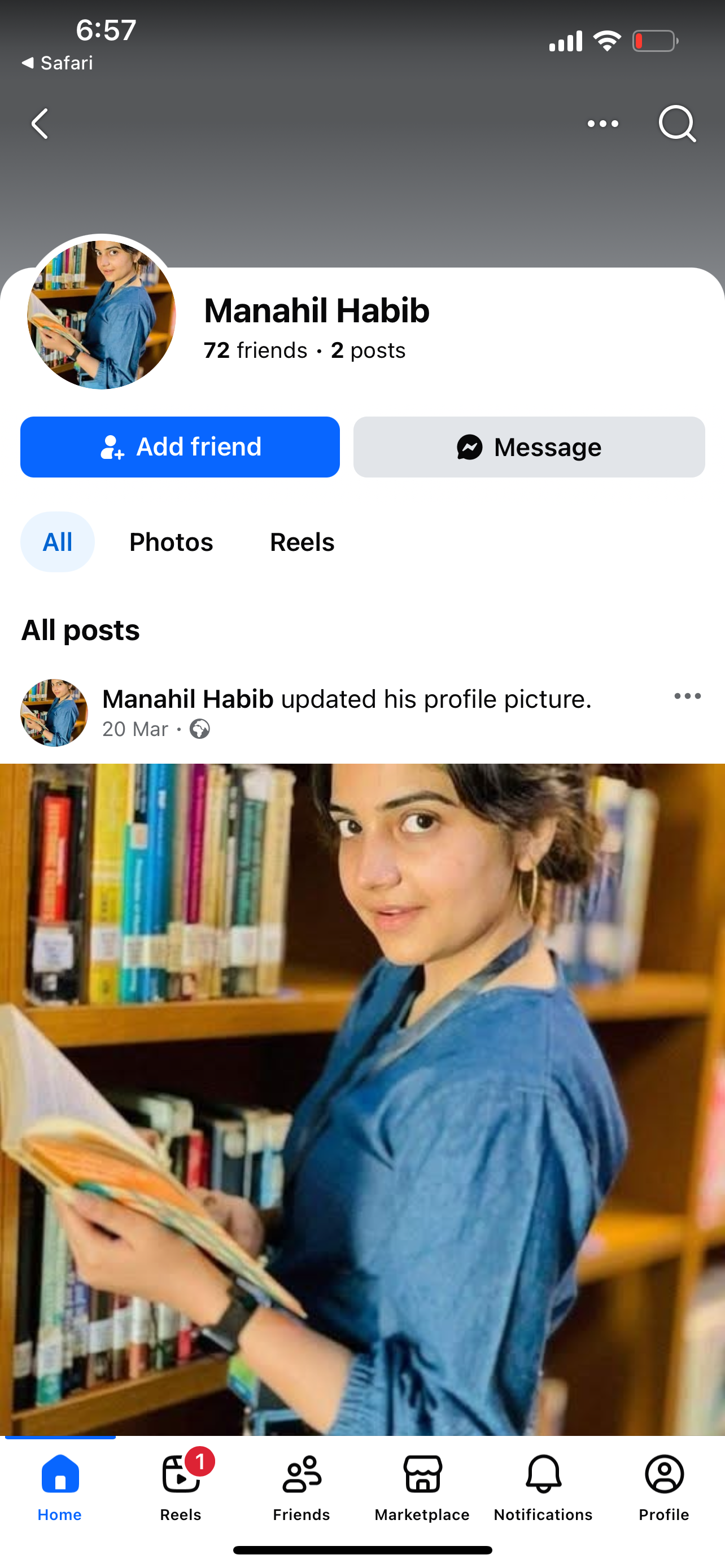 Old Indian Facebook