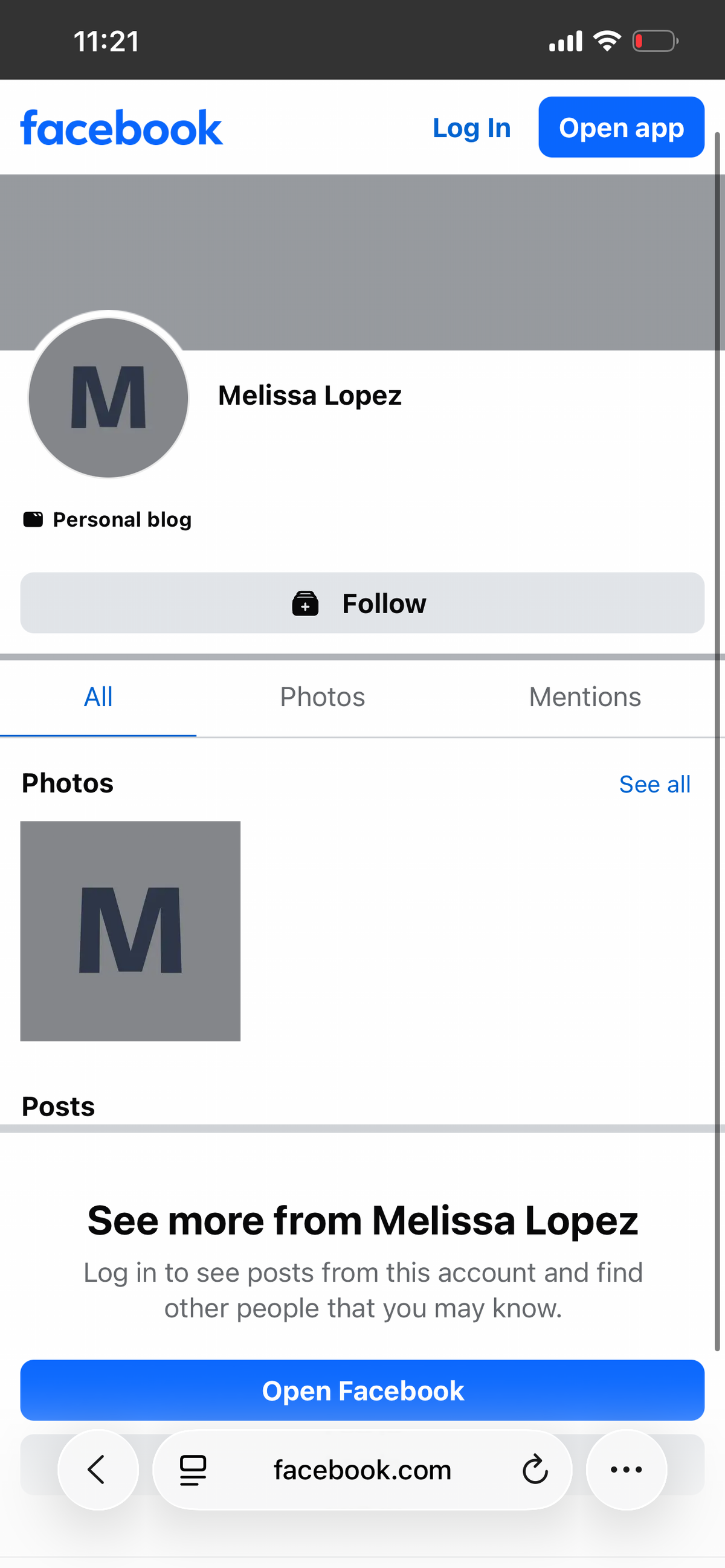 Fb already create page